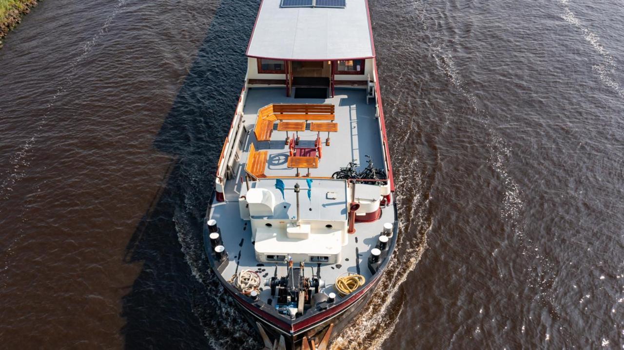 Unique Hotelboat Botel Lena Maria アムステルダム エクステリア 写真